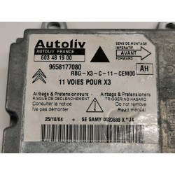 Recambio de centralita airbag para citroen c5 berlina sx (e) referencia OEM IAM 9658177080 603481900 