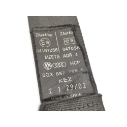 Recambio de cinturon seguridad delantero izquierdo para volkswagen polo (9n1) trendline referencia OEM IAM 6Q3857705E 5424020 