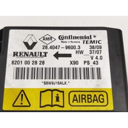 Recambio de centralita airbag para dacia sandero básico referencia OEM IAM 8201002828 2840479600 