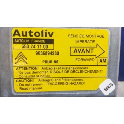 Recambio de centralita airbag para citroen xsara berlina 1.9d image referencia OEM IAM 9636894280 550741100 