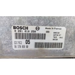 Recambio de centralita motor uce para peugeot 206 berlina xt referencia OEM IAM 9637089980 0281010250 