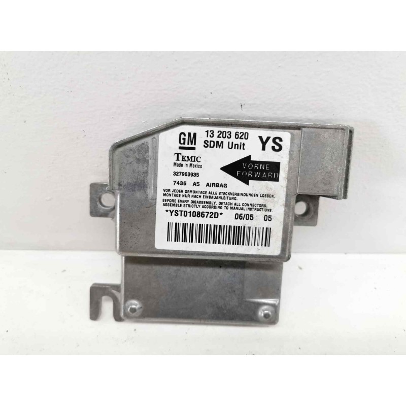 Recambio de centralita airbag para opel meriva cosmo referencia OEM IAM 13203620YS 327963935 
