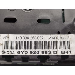 Recambio de cuadro instrumentos para skoda fabia familiar (6y5) comfort referencia OEM IAM 6Y0920883D  