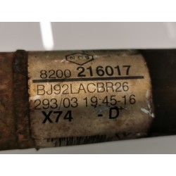 Recambio de transmision delantera derecha para renault laguna ii (bg0) dynamique referencia OEM IAM 8200216017  