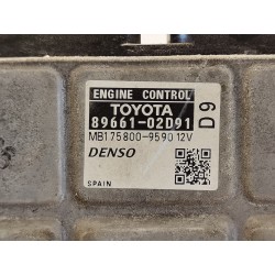 Recambio de centralita motor uce para toyota auris active referencia OEM IAM 8966102D91  