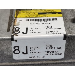 Recambio de centralita airbag para toyota auris active referencia OEM IAM 8917002580 215537108 
