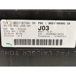 Recambio de bsi para peugeot 307 break / sw (s1) sw pack referencia OEM IAM 9651197580 9651197580 