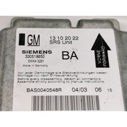 Recambio de centralita airbag para opel vectra c berlina club referencia OEM IAM 13102022 330518650 5WK43261