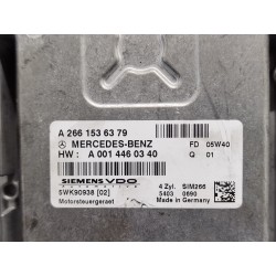 Recambio de centralita motor uce para mercedes clase a (w169) 1.5 cat referencia OEM IAM A2661536379  