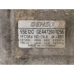 Recambio de compresor aire acondicionado para toyota auris active referencia OEM IAM GE4472601256  
