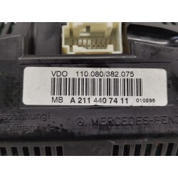 Recambio de cuadro instrumentos para mercedes clase e (w211) berlina 3.2 cdi cat referencia OEM IAM A2114407411  