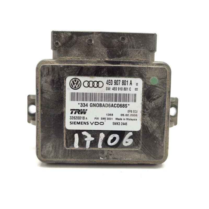 Recambio de modulo electronico para audi a8 (4e2) 4.2 quattro referencia OEM IAM 4E0907279A 4E091081C 5WK32446