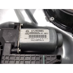 Recambio de elevalunas delantero derecho para volkswagen polo (9n3) advance referencia OEM IAM W06Q4837402S 6Y2959801 6Q4837402S