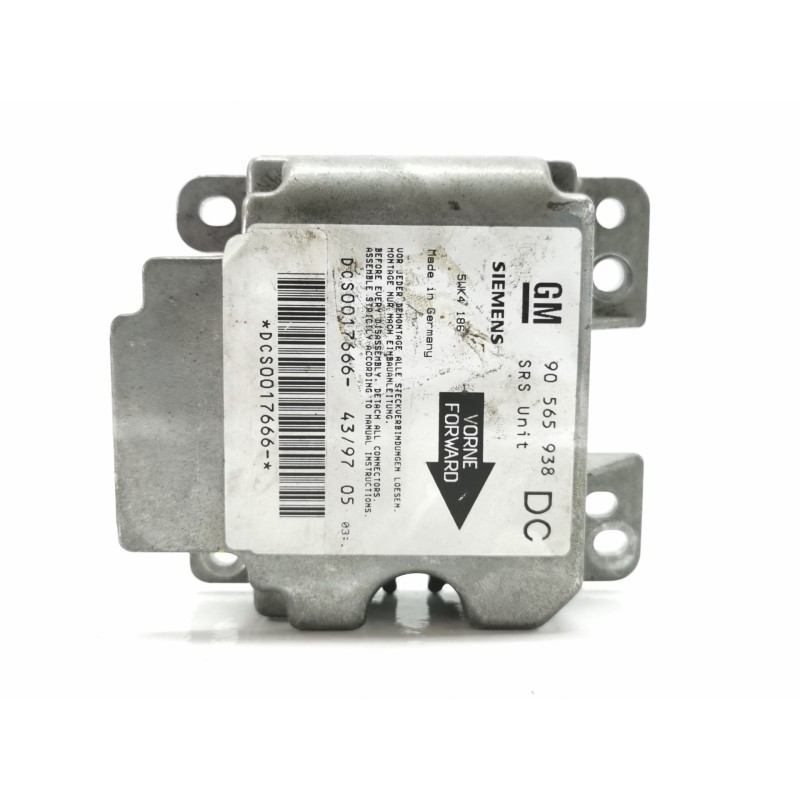 Recambio de centralita airbag para opel omega b básico berlina referencia OEM IAM 90565938DC 5WK4186 Recambio de centralita airbag para opel omega b básico berlina referencia OEM IAM 90565938DC 5WK4186