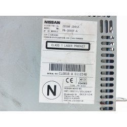 Recambio de sistema audio / radio cd para nissan qashqai (j10) acenta referencia OEM IAM 28184JD45A  