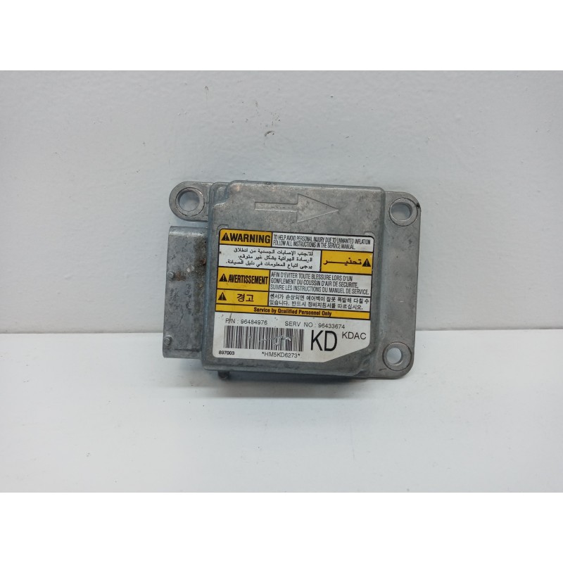 Recambio de centralita airbag para chevrolet matiz s referencia OEM IAM 96484976 96433674 Recambio de centralita airbag para chevrolet matiz s referencia OEM IAM 96484976 96433674