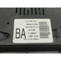 Recambio de pantalla multifuncion para opel astra h ber. cosmo referencia OEM IAM 13238548 565412769 281191270