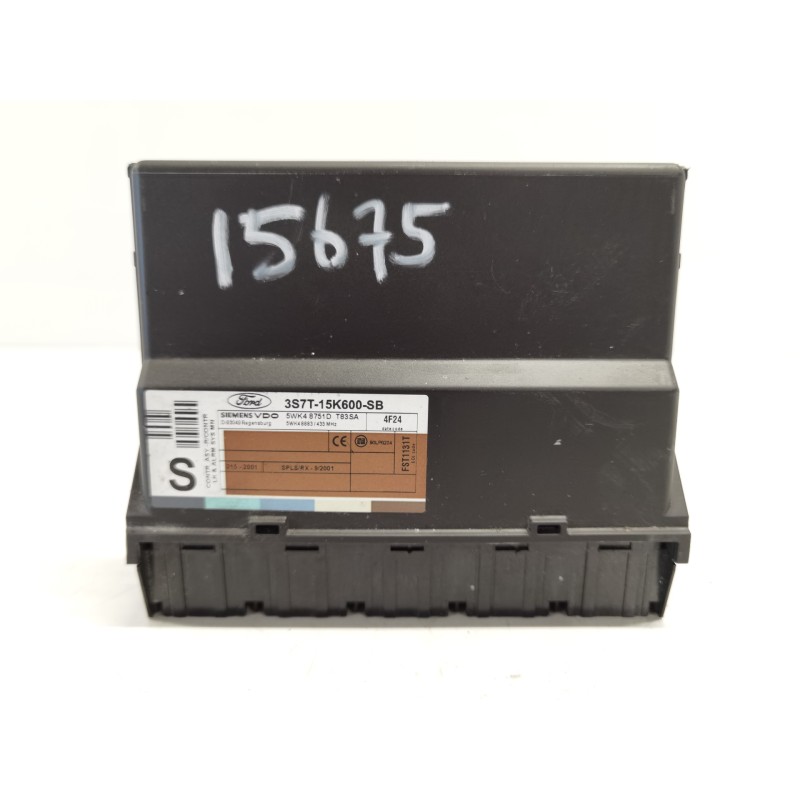 Recambio de centralita confort para ford mondeo turnier (ge) ghia referencia OEM IAM 3S7T15K600SB 5WK48751D Recambio de centralita confort para ford mondeo turnier (ge) ghia referencia OEM IAM 3S7T15K600SB 5WK48751D