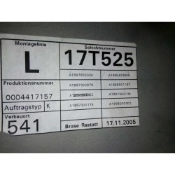 Recambio de elevalunas trasero izquierdo para mercedes clase a (w169) a 180 cdi (169.007) referencia OEM IAM   