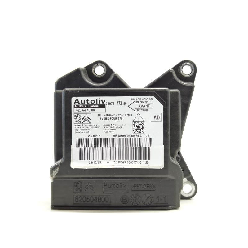 Recambio de centralita airbag para citroen c4 grand picasso live referencia OEM IAM 9807547380 Recambio de centralita airbag para citroen c4 grand picasso live referencia OEM IAM 9807547380