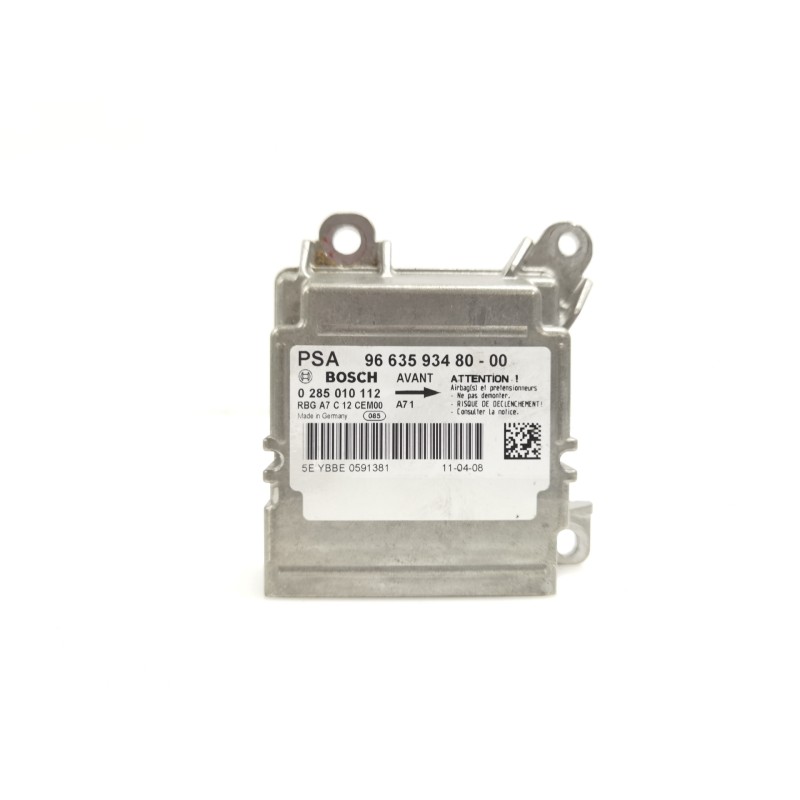 Recambio de centralita airbag para peugeot 207 sport referencia OEM IAM 9663593480 0285010112 RBGA7C12 Recambio de centralita airbag para peugeot 207 sport referencia OEM IAM 9663593480 0285010112 RBGA7C12