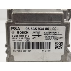 Recambio de centralita airbag para peugeot 207 sport referencia OEM IAM 9663593480 0285010112 RBGA7C12