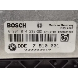 Recambio de centralita motor uce para bmw serie 1 berlina (e81/e87) 118d referencia OEM IAM 7810001 0281014239 