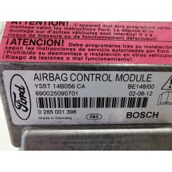Recambio de centralita airbag para ford ka (ccq) básico referencia OEM IAM YS5T14B056CA  