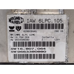 Recambio de centralita motor uce para peugeot 207 x-line referencia OEM IAM 9654596080  
