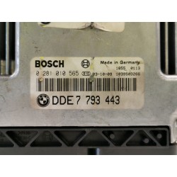 Recambio de centralita motor uce para bmw serie 3 berlina (e46) 320d referencia OEM IAM 0281010565 0281010565 