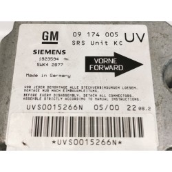 Recambio de centralita airbag para opel zafira a blue line referencia OEM IAM 09174005 5WK48277 