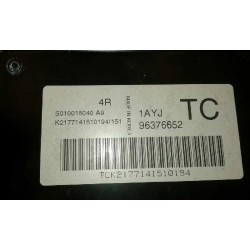 Recambio de centralita motor uce para daewoo kalos 1.2 cat referencia OEM IAM 96376652 S010016040A9 