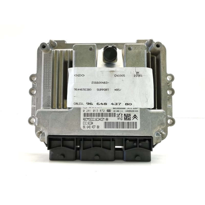 Recambio de centralita motor uce para citroen c4 coupe cool referencia OEM IAM 9664843780 0281013872 EDC16C34 Recambio de centralita motor uce para citroen c4 coupe cool referencia OEM IAM 9664843780 0281013872 EDC16C34
