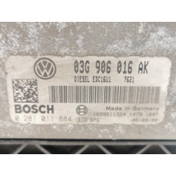 Recambio de centralita motor uce para seat leon (1p1) reference referencia OEM IAM 03G906016AK 0281011884 