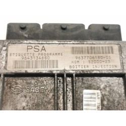 Recambio de centralita motor uce para peugeot 206 berlina xr referencia OEM IAM 9643134680 9637706180 