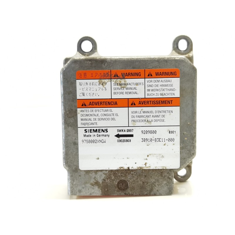 Recambio de centralita airbag para opel agila básico referencia OEM IAM 9209800  