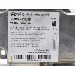Recambio de centralita airbag para hyundai i30 comfort referencia OEM IAM 959102R000  
