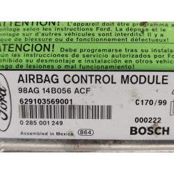 Recambio de centralita airbag para ford focus turnier (cak) ghia referencia OEM IAM 98AG14B056ACF  