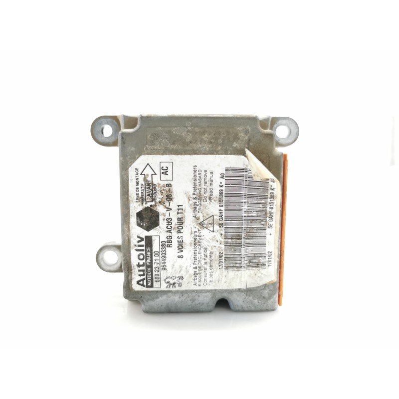 Recambio de centralita airbag para peugeot 206 berlina xt referencia OEM IAM 9644903380 600237100 