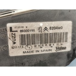 Recambio de faro izquierdo para citroen xsara picasso 2.0 hdi referencia OEM IAM 89300195  