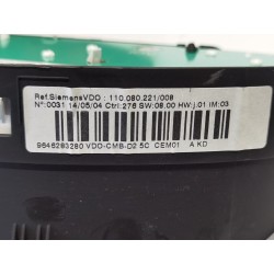 Recambio de cuadro instrumentos para peugeot 407 sr confort referencia OEM IAM 9646283280  
