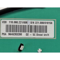 Recambio de cuadro instrumentos para peugeot 407 sr confort referencia OEM IAM 9646283280  