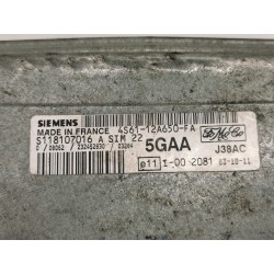 Recambio de centralita motor uce para ford fiesta (cbk) ambiente referencia OEM IAM S118107016A AS6112A650FA 