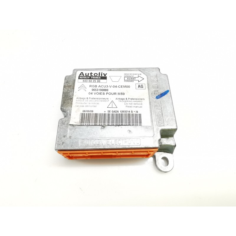 Recambio de centralita airbag para citroen berlingo 1.6 hdi 75 sx familiar referencia OEM IAM 9653190880 Recambio de centralita airbag para citroen berlingo 1.6 hdi 75 sx familiar referencia OEM IAM 9653190880