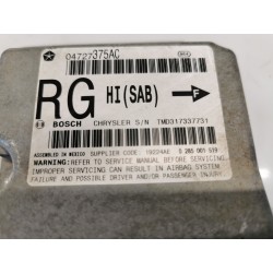 Recambio de centralita airbag para chrysler voyager (rg) 2.5 crd executive referencia OEM IAM 04727375AC  