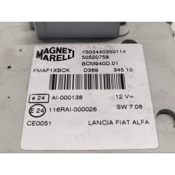 Recambio de caja reles / fusibles para alfa romeo giulietta (191) 1.6 jtdm cat referencia OEM IAM 50520758  