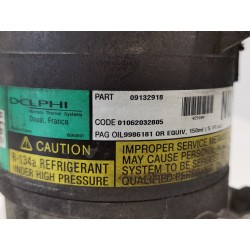 Recambio de compresor aire acondicionado para opel corsa c club referencia OEM IAM 09132918 01062032805 