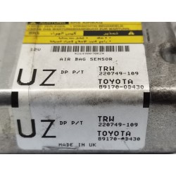 Recambio de centralita airbag para toyota yaris active referencia OEM IAM 891700D430  