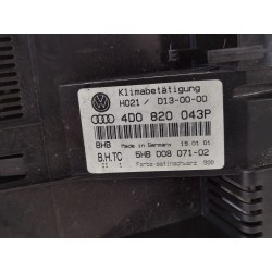 Recambio de mando calefacción / aire acondicionado para audi a8 (d2) 3.7 quattro referencia OEM IAM 4D0820043P 5HB00807102 