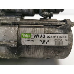 Recambio de motor arranque para seat leon (1p1) reference referencia OEM IAM 02Z911023H  